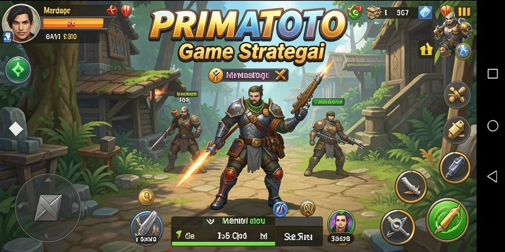 Tangkapan layar gameplay PRIMATOTO yang penuh strategi dan tantangan.