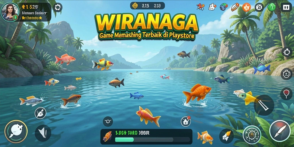 Tampilan gameplay seru dan menegangkan di WIRANAGA.